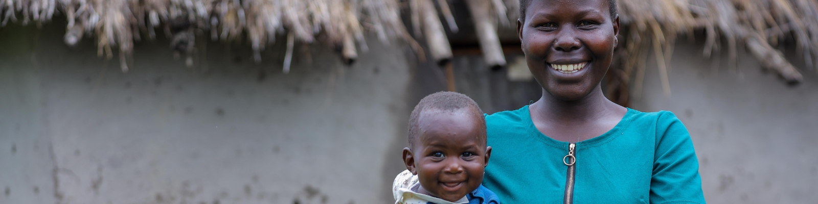 Mom and baby in Kenya 