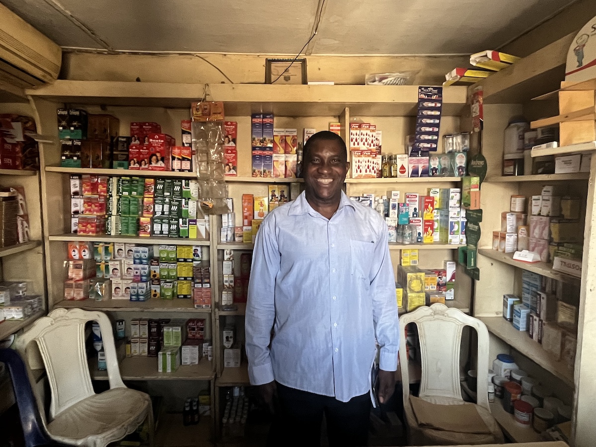 A proprietary patent medicine vendor (PPMV) in Nigeria